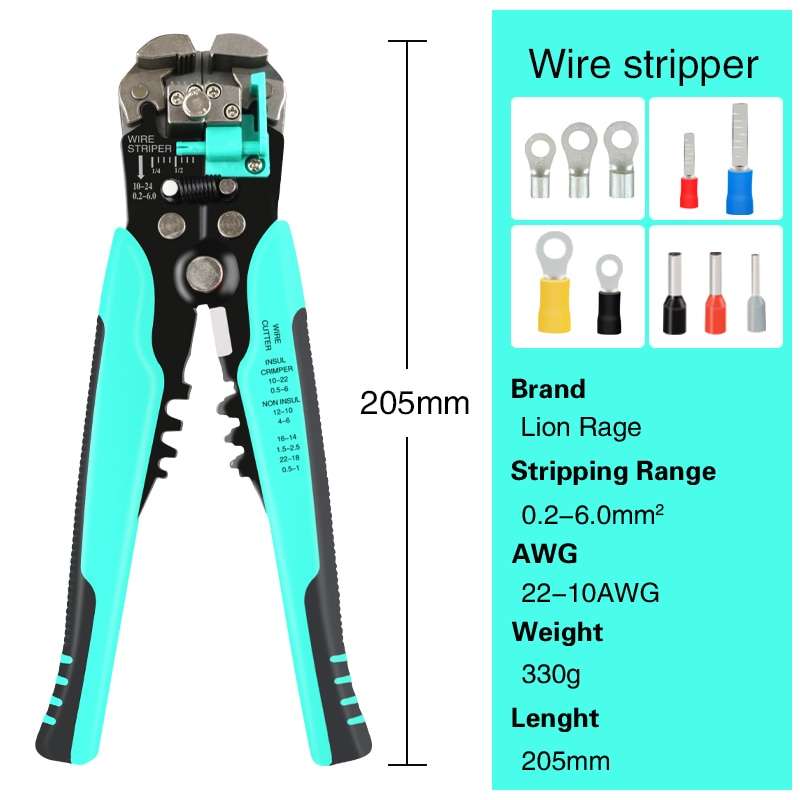 Wire stripper T blue