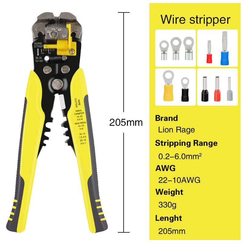 Wire stripper yellow