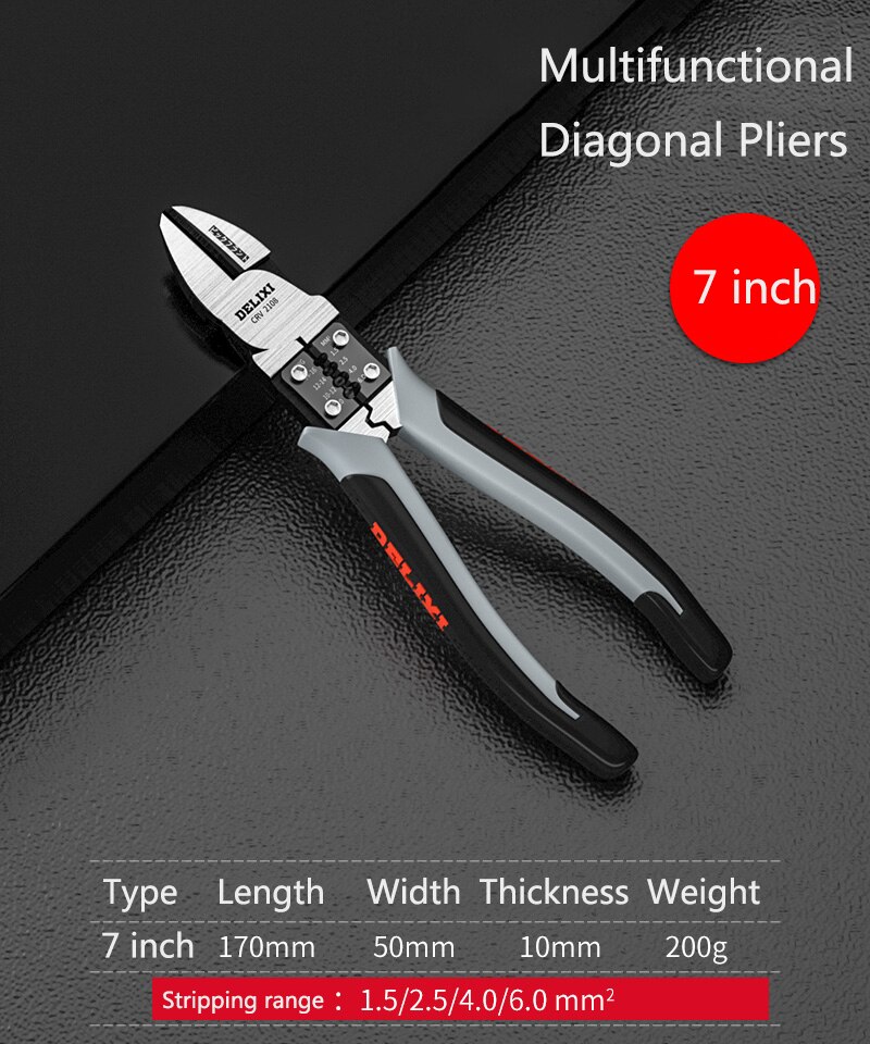 Diagonal plier 7inch